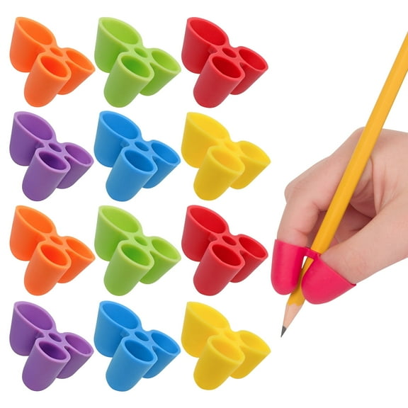 The Pencil Grip Writing CLAW Grip Writing Claw Pencil Grip, Small Size, Assorted Colors, 12-Pack, Improves Handwriting Comfort & Control