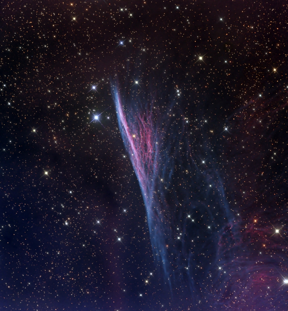 The Pencil Nebula Canvas Art - Ken CrawfordStocktrek Images (27 x 29)