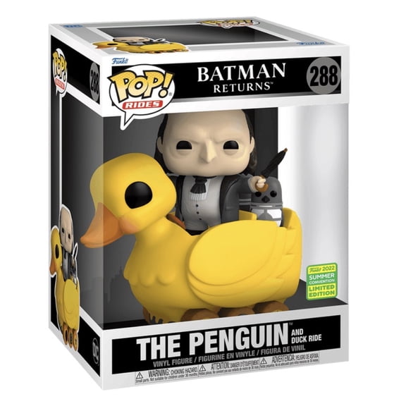 The Penguin and Duck Ride 288 Rides Summer Convention Limited Edition Vinyl Figure
