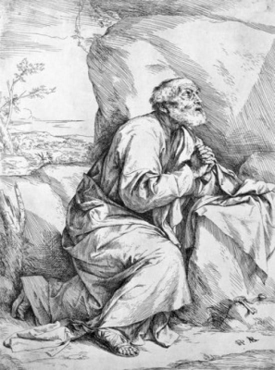 The Penitence of Saint Peter by Jusepe De Ribera 1591-1652 Canvas Art - Jusepe De Ribera (24 x 36)