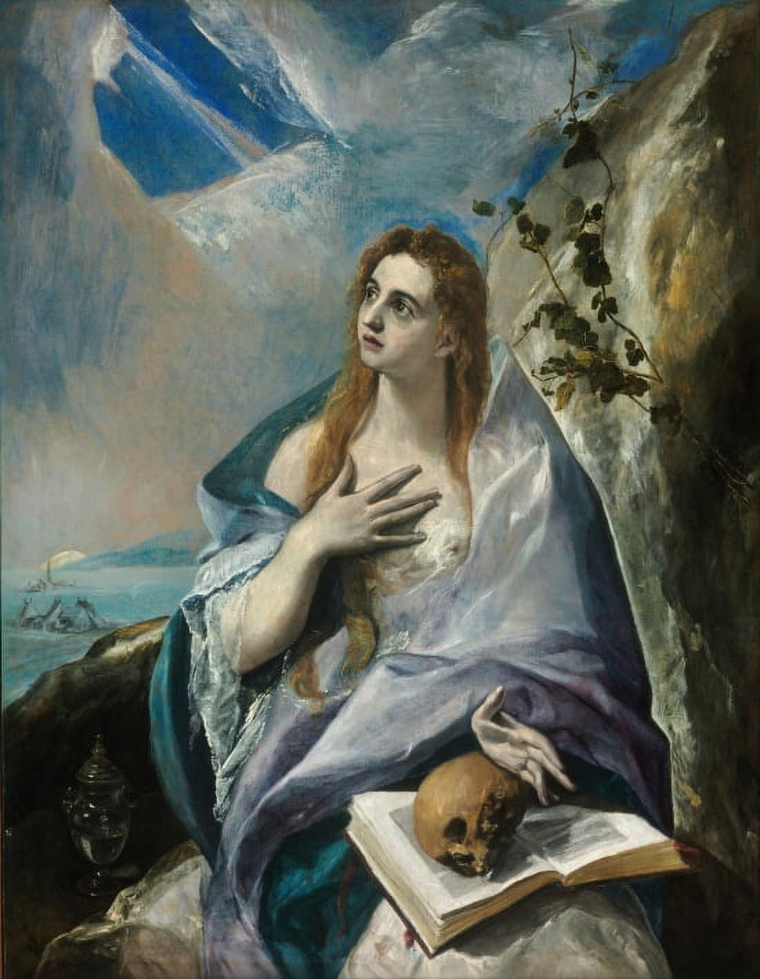 The Penitent Mary Magdalene Canvas Art - El Greco (24 x 36)