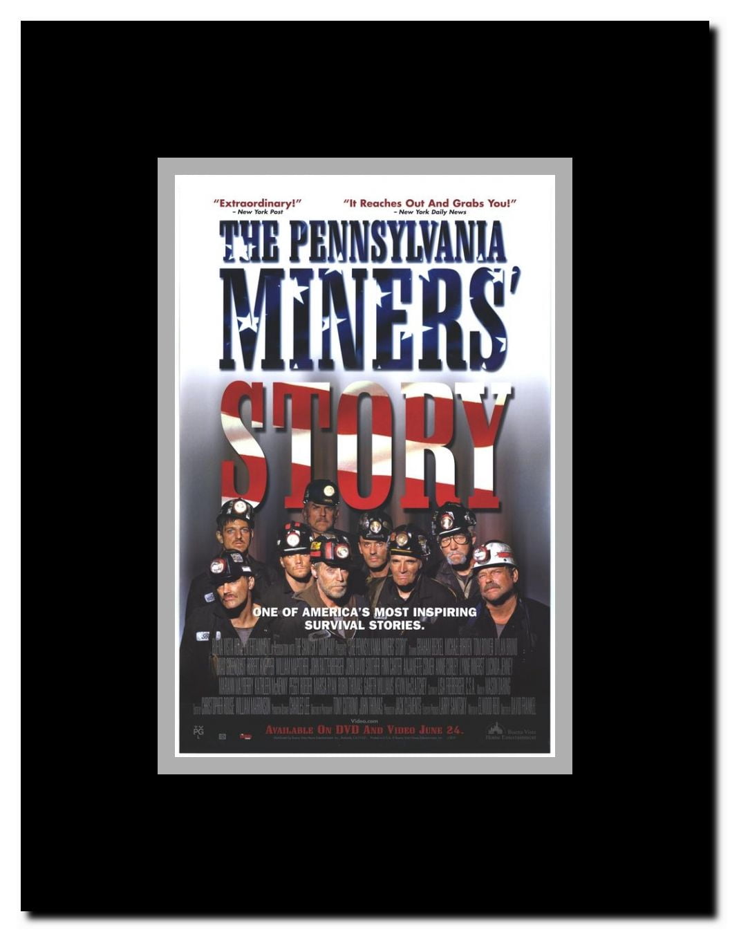The Pennsylvania Miners Story Framed Movie Poster