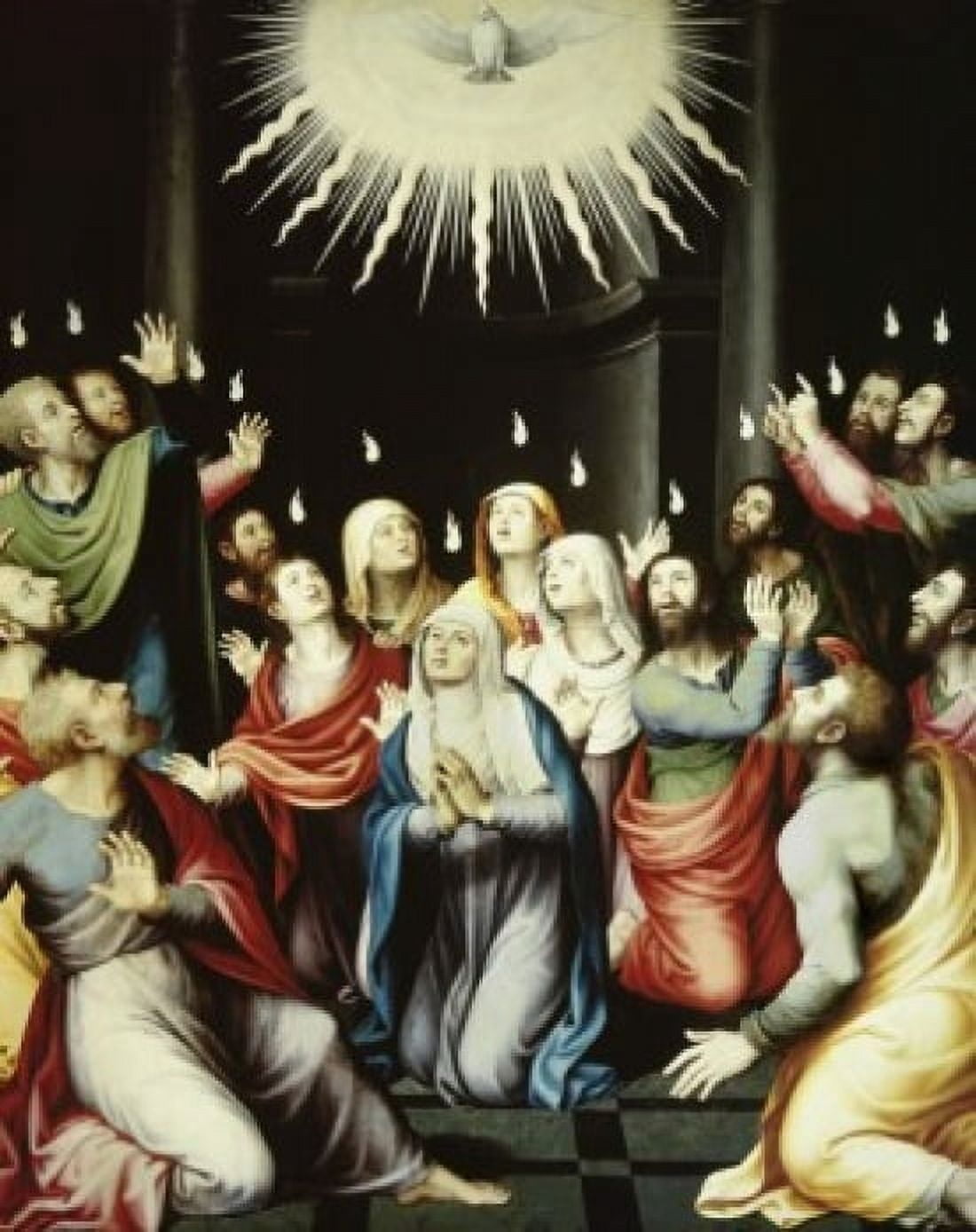 The Pentecost Juan Juanes (1510-1579 Spanish) Canvas Art - Juan Juanes (24 x 36)
