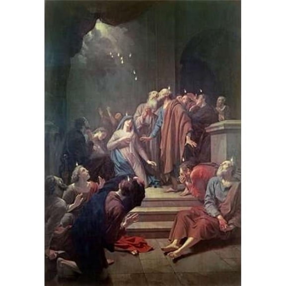 The Pentecost Poster Print by Adriaen Van der Werff
