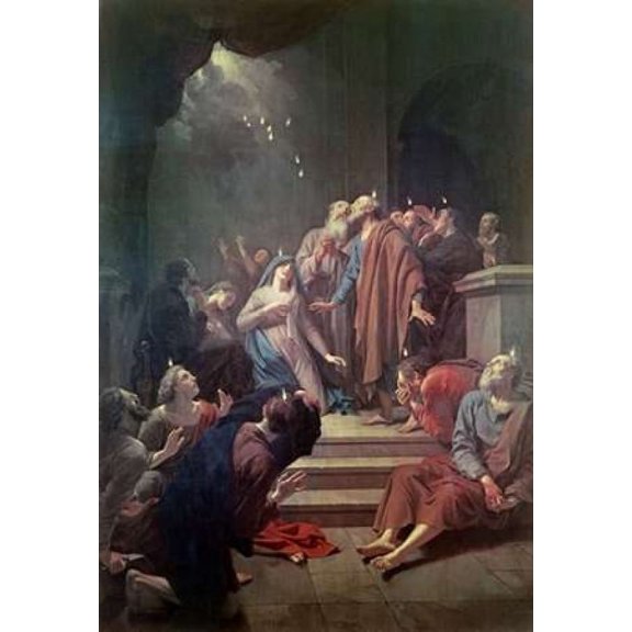 The Pentecost Poster Print by Adriaen Van der Werff
