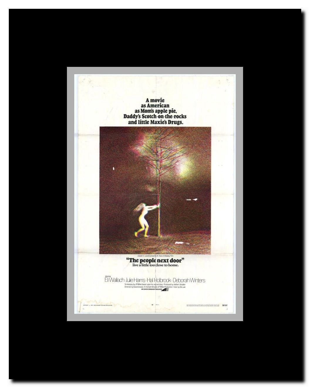 The People Next Door Framed Movie Poster