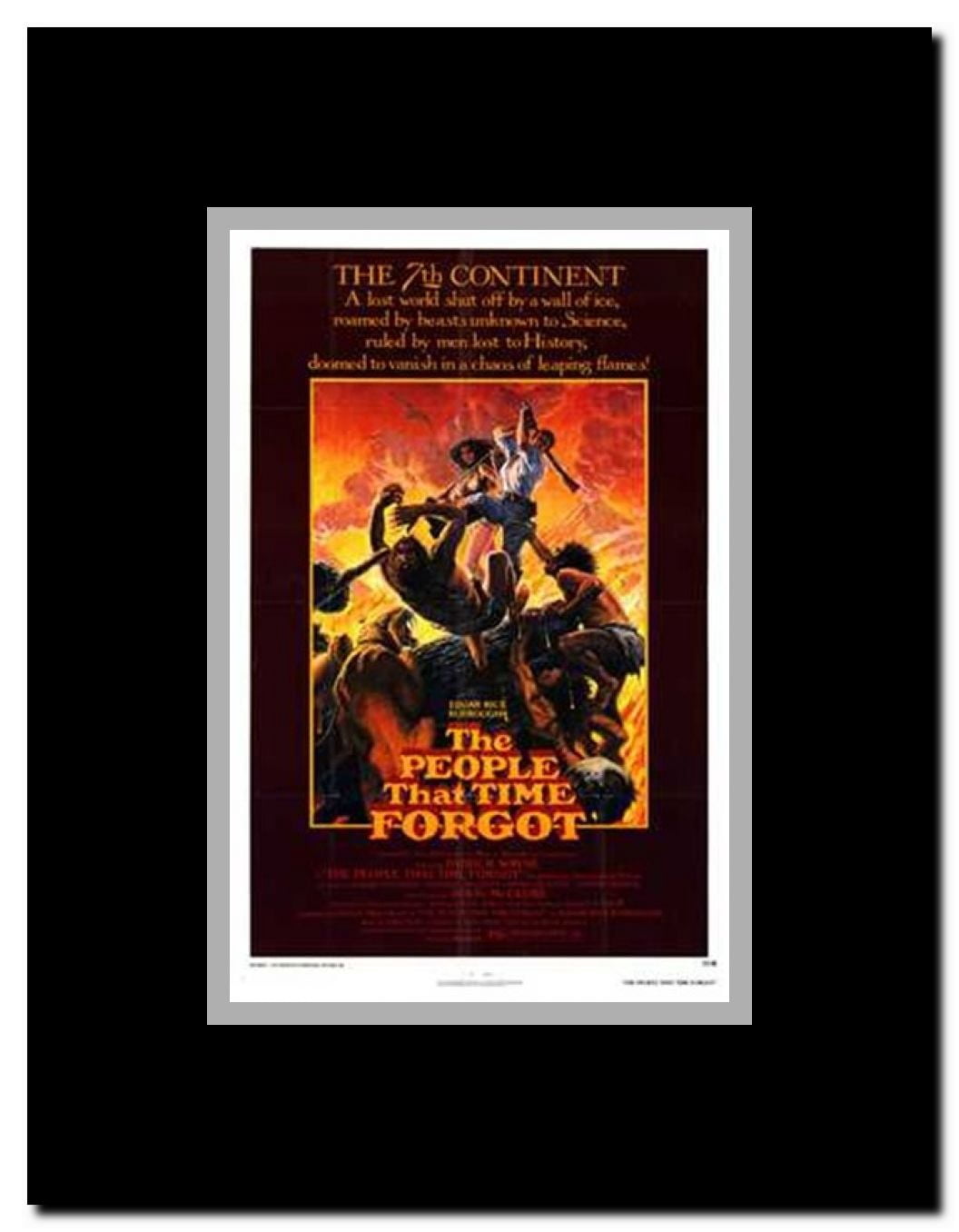 The People That Time Forgot c.1977 Framed Movie Poster