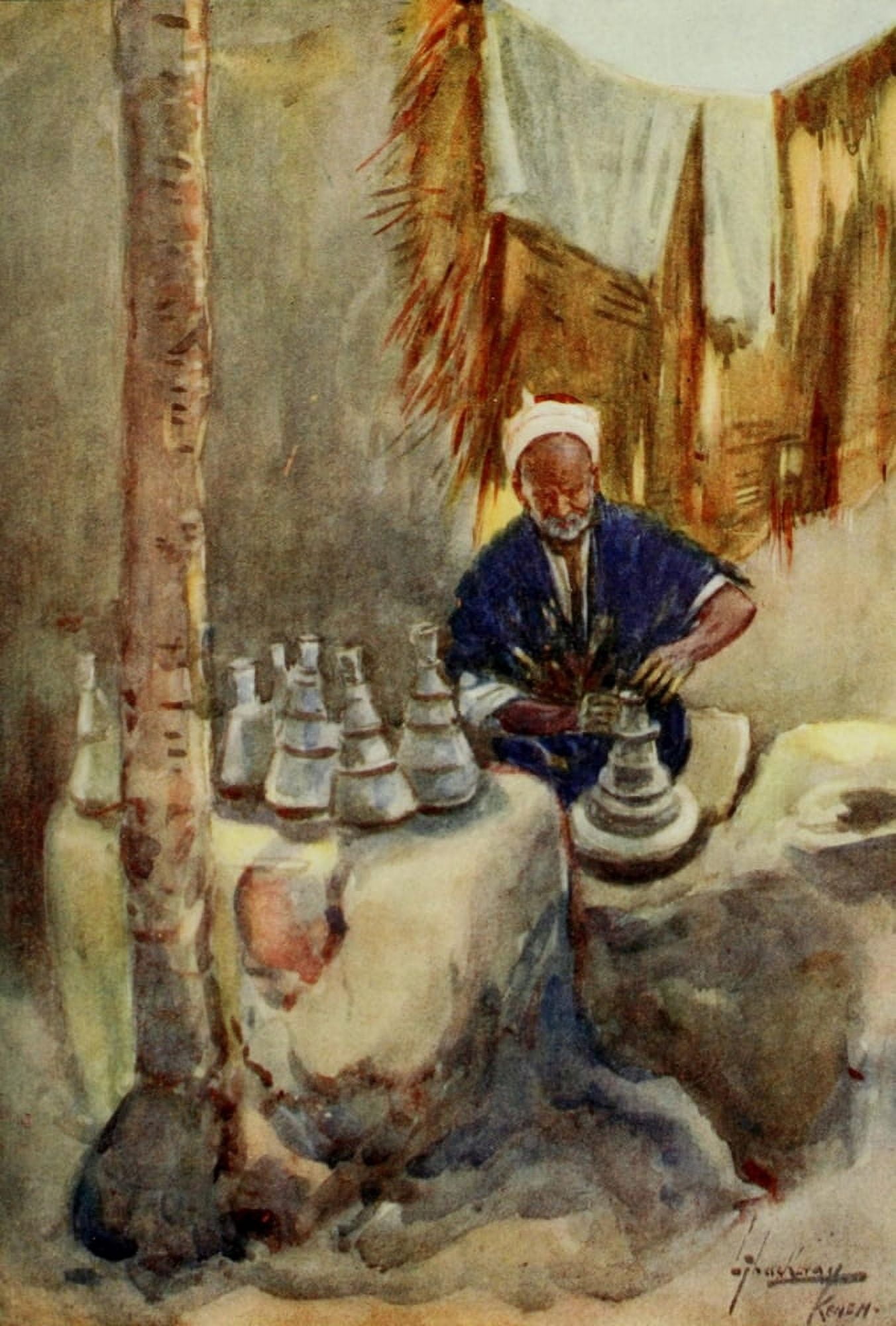 The People of Egypt 1916 Potter Canvas Art - Lance Thackeray (18 x 24)