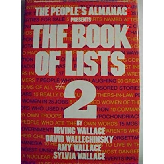 Pre-Owned The People's Almanac Presents the Book of Lists #2 (Hardcover) 0688035744 9780688035747