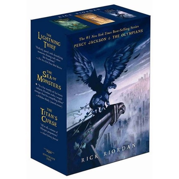 Pre-Owned The Percy Jackson and the Olympians Pbk 3-Book (Paperback) by Rick Riordan