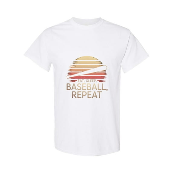 The Perfect Day For A Baseball Fan Is Eat Sleep Baseball Repeat Unisex T-Shirt, up to size 5XL
