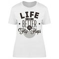 thumbnail image 1 of The Perfect Flip Flops T-Shirt Women -Image by Shutterstock, Female x-Large, 1 of 2