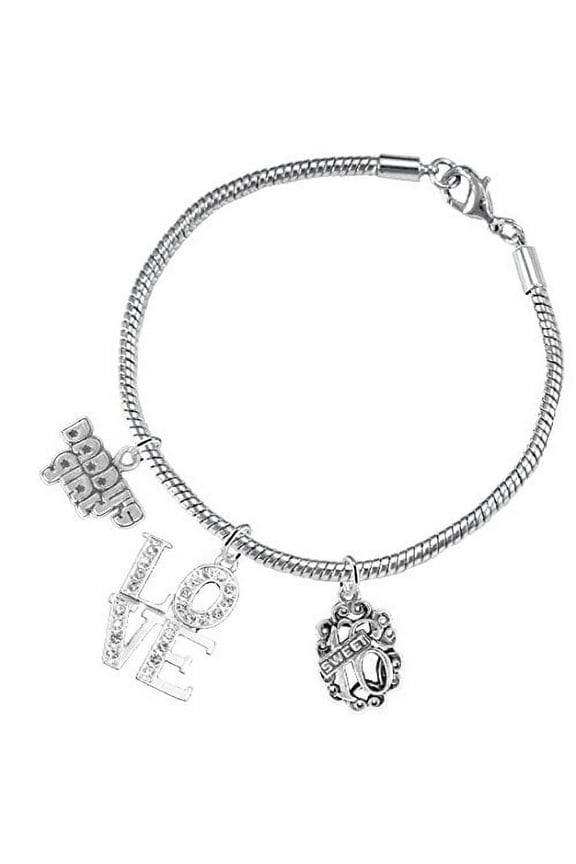 The Perfect Gift Sweet Sixteen Hypoallergenic "Love" 2016 Safe-Nickel, Lead, & Cadmium Free!