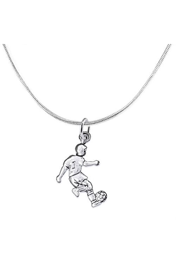 The Perfect Gift, " Soccer Player Jewelry" Adjustable Necklace 2016 Hypoallergenic , Safe-Nickel, Lead Free