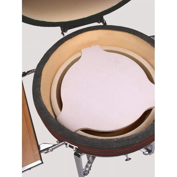 The Perfect Heat Deflector Flat Plate Setter for Vision Kamado 18 in and Other Ceramic Kamado Cookers