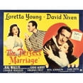 thumbnail image 1 of The Perfect Marriage Loretta Young David Niven 1946 Movie Poster Masterprint (28 x 22), 1 of 2