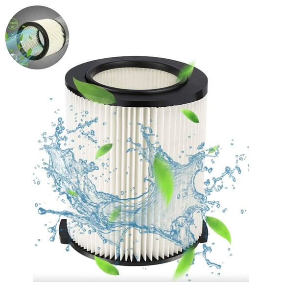 The Perfect Part 1 Layer Vf4000 Filter for RIDGID Shop Vac, Washable Wet & Dry Vacuum Filter