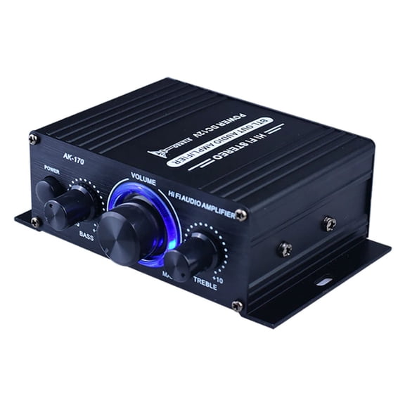 The Perfect Part 400W 2 Channel Amplifier for Stereo System for Home with Aluminum Alloy Body