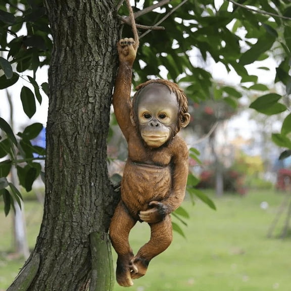 The Perfect Part Chimp Hanging Monkey, Weatherproof