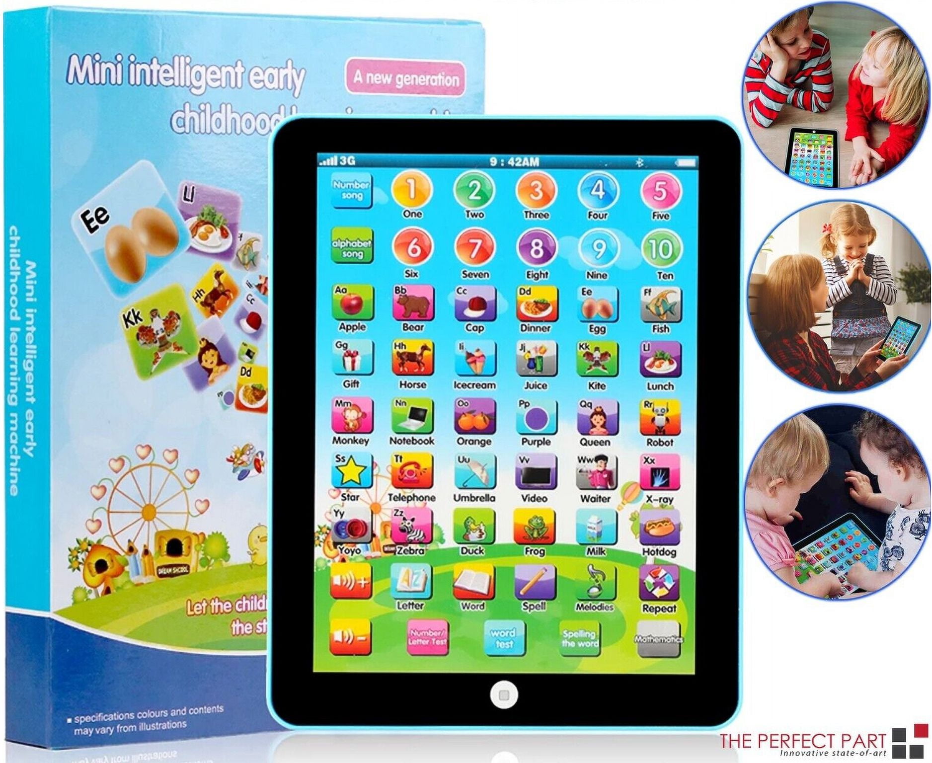 Kid Learning Device Educational Learning Pad Toy For Kids Boys & Girls Aged 3-8 Years ...