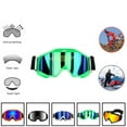 thumbnail image 1 of The Perfect Part Motocross Goggles for Off-Road Racing-Green, 1 of 6