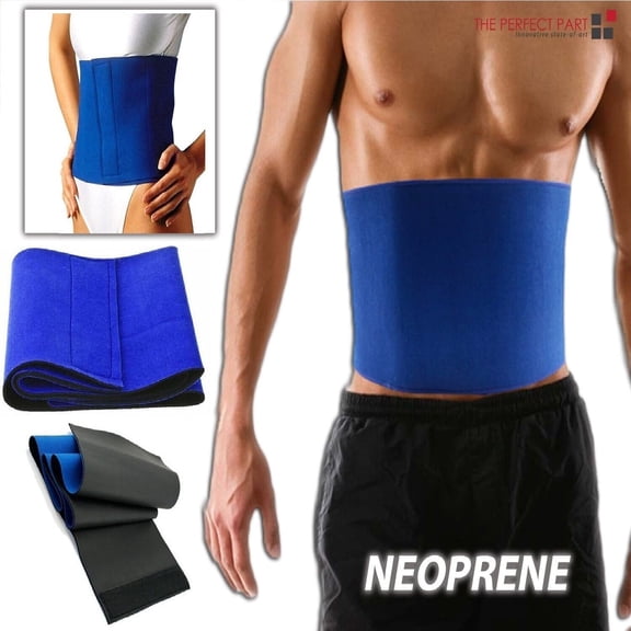 The Perfect Part Neoprene Sauna Waist Trainer Corset Sweat Belt for Women Weight Loss Compression Trimmer Workout Fitness