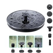 The Perfect Part Outdoor Solar Water Fountain Pump for Bird Bath