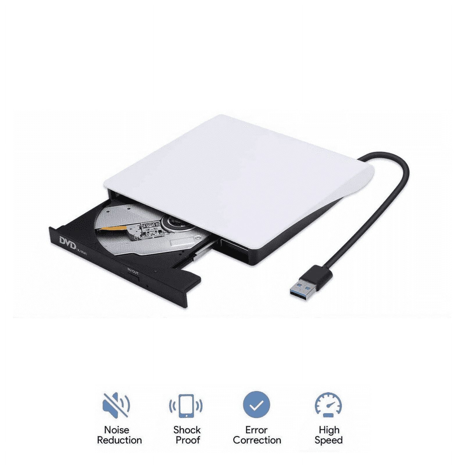 The Perfect Part USB CD/DVD Burner for Laptop, Desktop and