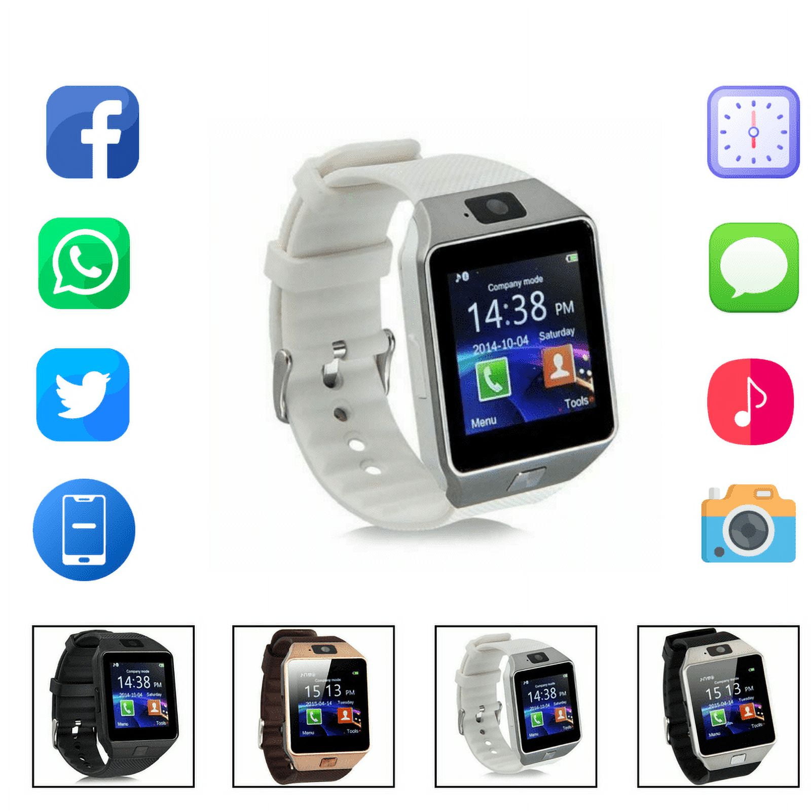 The Perfect Part Smart Watch with Inch Touch Screen Camera