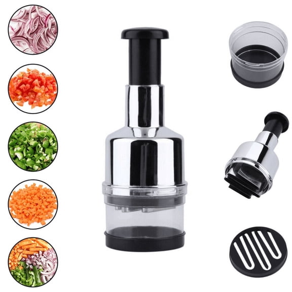 The Perfect Part Vegetable Cutter with Stainless Steel Zigzag Blade for Kitchen