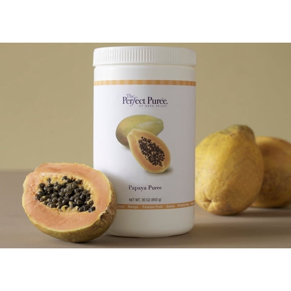 The Perfect Puree Papaya Puree, 30 Ounce -- 6 per case.