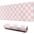 thumbnail image 1 of The Perfect Workspace Accessory: Pastel Checkered Desk Mat - Aesthetic Office Decor, Extra Large Mouse & Laptop Pad, Game Mat, Size 31.5x11.8in., 1 of 7