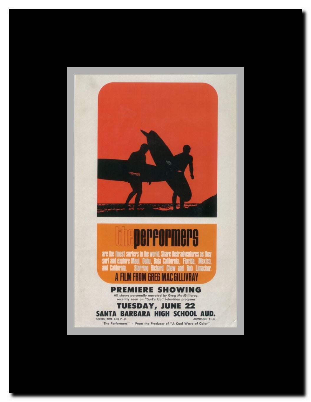 The Performers Framed Movie Poster