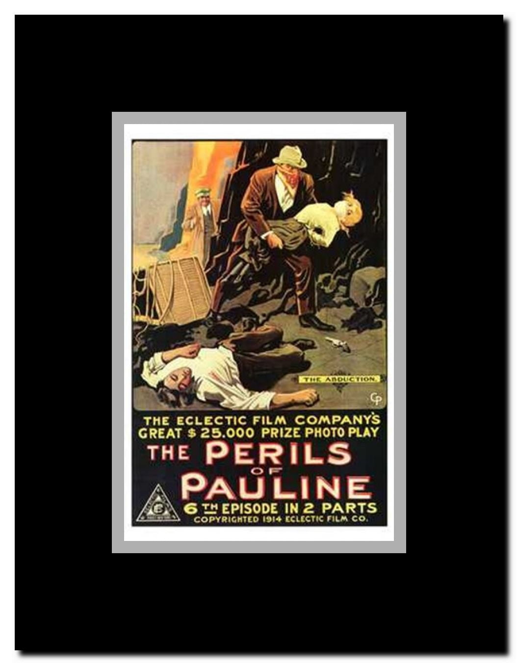 The Perils of Pauline Framed Movie Poster