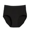 thumbnail image 1 of The Period Company. Cotton High Waisted, Period Underwear for Medium Flows, Black, M, 1 of 11