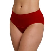 The Period Company. Sporty Stretch Bikini, Period Underwear for Heavy Flows, Cherry