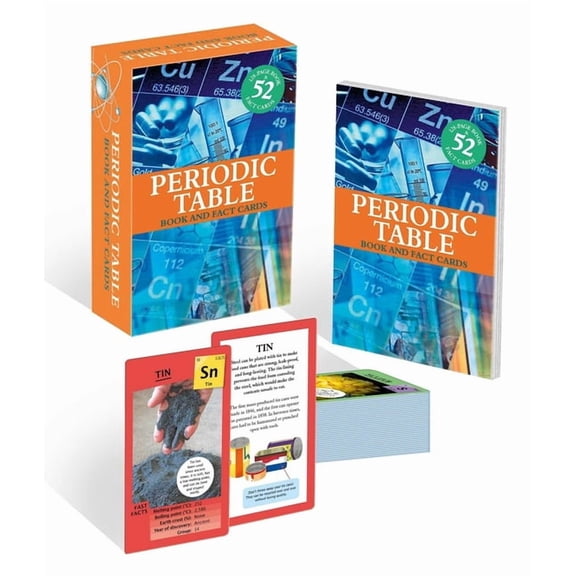 The Periodic Table: Book and Fact Cards: 128-Page Book & 52 Fact Cards, (Paperback)