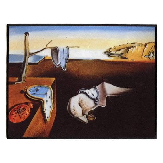 The Persistence Of Memory Back Patch Salvador Dali Painting XL Embroidered Iron On