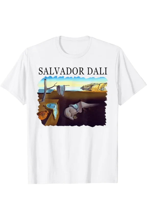 The Persistence Of Memory By Dali T-Shirt Unisex S-5XL Hot Trending Shirt, Vintage Birthday Gift