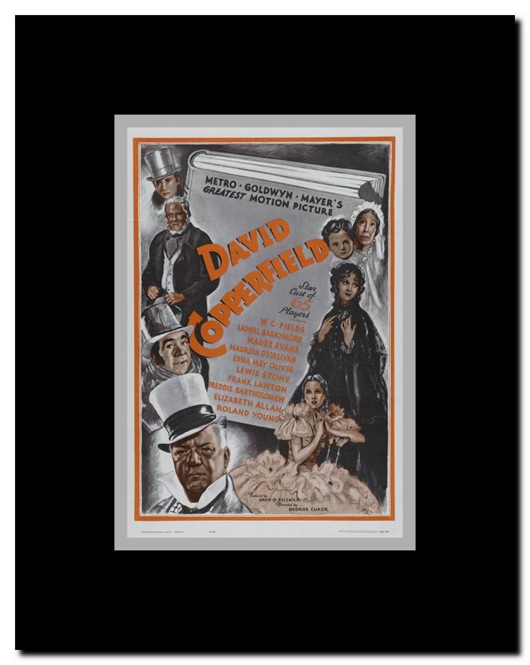 The Personal History Adventures Experience & Observation of David Copperfield the Younger Framed Movie Poster