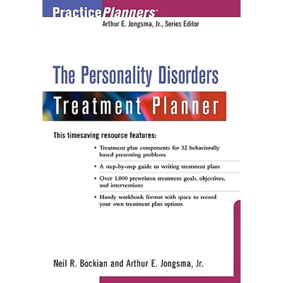 Pre-Owned The Personality Disorders Treatment Planner (Paperback) by Neil R Bockian, Arthur E Jongsma