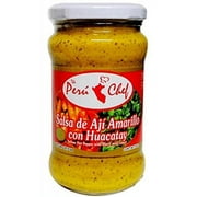 The Peru Chef Aji Amarillo con Huacatay - Yellow Hot Pepper with Black Mint Sauce 10.5oz