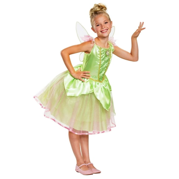The Peter Pan Girls Tinker Bell Costume