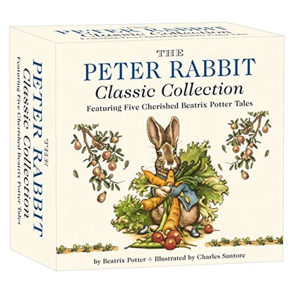 Pre-Owned The Peter Rabbit Classic Collection: A Board Book Box Set Including Peter Rabbit, Jeremy Fisher, Benjamin Bunny, Two Bad Mice, and Flopsy Bunnies (Beatrix Potter Collection) (The Classic Ed