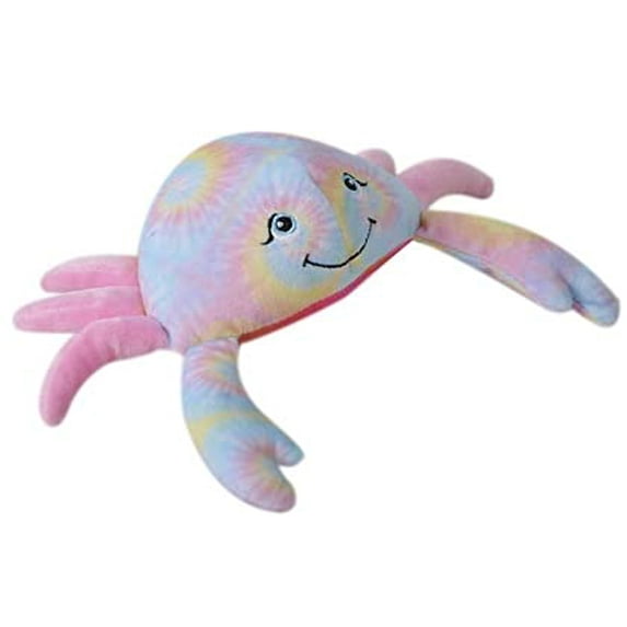 The Petting Zoo, Crab Stuffed Animal, Gifts for Girls, Sparkly Tie Dye Crab Plush Toy, 6 Inches…
