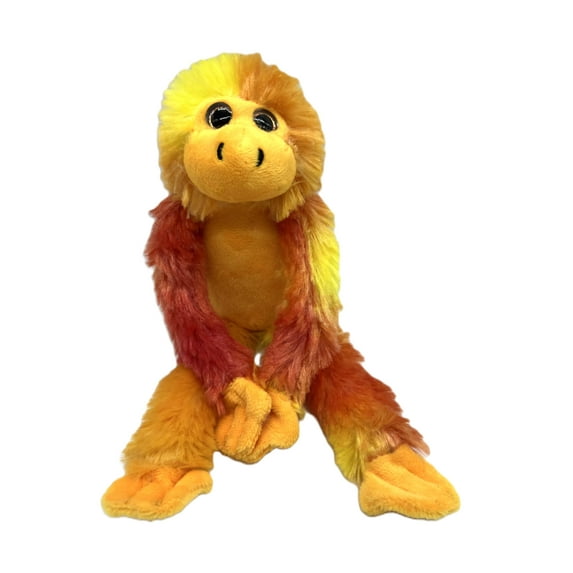 The Petting Zoo Monkey Stuffed Animals, Plush Toys for Girls and Boys, Hanging Monkey Plush Toy Tie Dye -10 inch (Orange), 4230x3