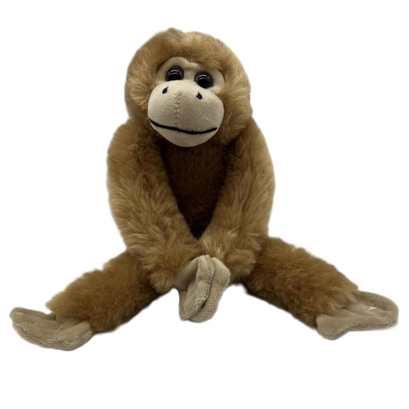 The Petting Zoo, Monkey Stuffed Animals, Plush Toys for Girls and Boys, Hanging Plush Monkey (Brown 11 inch)