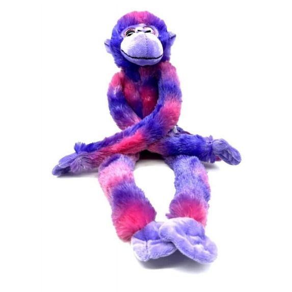 The Petting Zoo Monkey Stuffed Animals, Plush Toys for Girls and Boys, Tie Dye -20 inch (Purple)