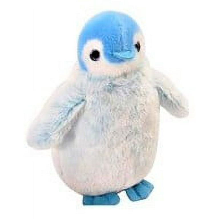 The Petting Zoo Penguin Stuffed Animal Gifts for Girls Colorful Frosted Penguin Plush Toy 7 Inch Blue