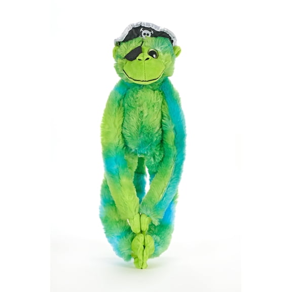 The Petting Zoo Pirate Monkey Stuffed Animal, Gifts for Girls and Boys, Pirate Monkey Plush Toy, 20-inch (Light Green)